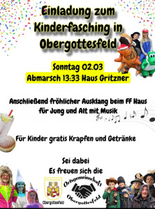 Kinderfasching in Obergottesfeld